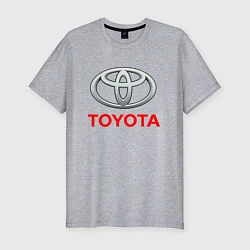 Футболка slim-fit TOYOTA, цвет: меланж