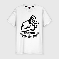 Футболка slim-fit Boxing Champion, цвет: белый