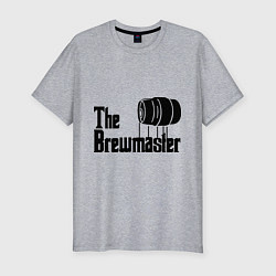 Мужская slim-футболка The brewmaster
