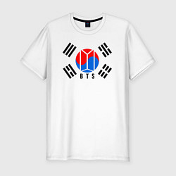 Мужская slim-футболка BTS KOREA