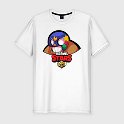 Футболка slim-fit Brawl Stars, цвет: белый