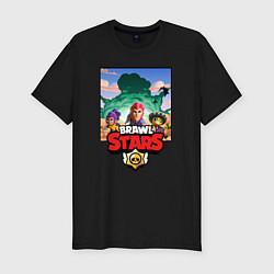 Футболка slim-fit BRAWL STARS, цвет: черный