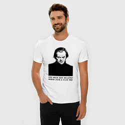 Футболка slim-fit Сияние - Джек Николсон, цвет: белый — фото 2