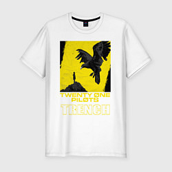 Футболка slim-fit 21 Pilots: Trench, цвет: белый