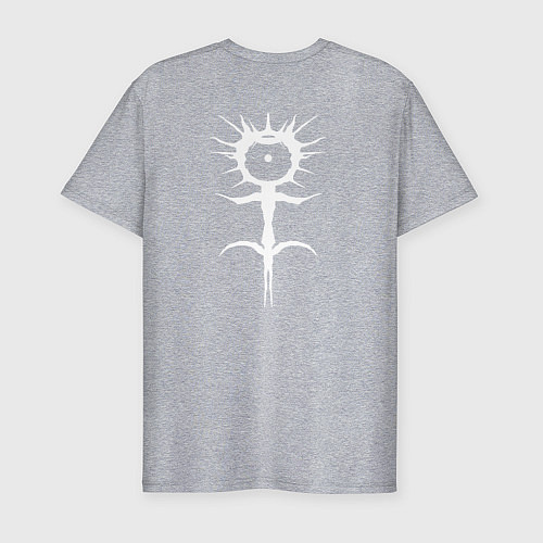 Мужская slim-футболка GHOSTEMANE / Меланж – фото 2