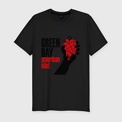 Футболка slim-fit Green Day: American idiot, цвет: черный