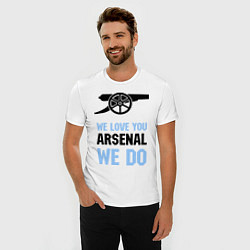 Футболка slim-fit We love you Arsenal, цвет: белый — фото 2