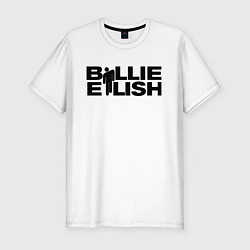 Футболка slim-fit BILLIE EILISH, цвет: белый