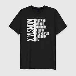 Футболка slim-fit MONSTA X, цвет: черный