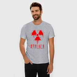 Футболка slim-fit S T A L K E R 2, цвет: меланж — фото 2