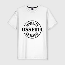 Футболка slim-fit Made in Ossetia, цвет: белый