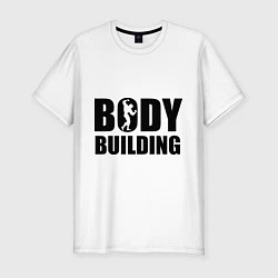 Футболка slim-fit Bodybuilding, цвет: белый