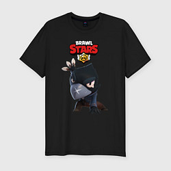 Футболка slim-fit Brawl Stars, цвет: черный