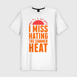Мужская slim-футболка Summer heat