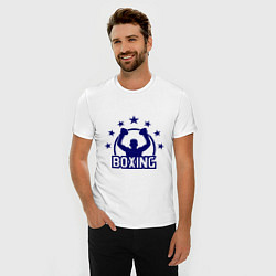 Футболка slim-fit Boxing Star, цвет: белый — фото 2