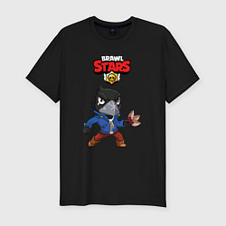 Футболка slim-fit BRAWL STARS CROW, цвет: черный