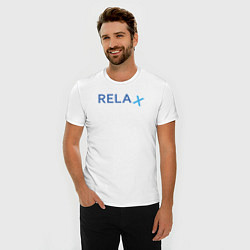 Футболка slim-fit Relax, цвет: белый — фото 2