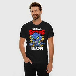 Футболка slim-fit BRAWL STARS WEREWOLF LEON, цвет: черный — фото 2