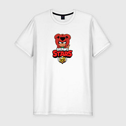 Футболка slim-fit BRAWL STARS:НИТА, цвет: белый