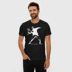 Футболка slim-fit Banksy, цвет: черный — фото 2