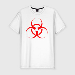 Футболка slim-fit BIOHAZARD, цвет: белый