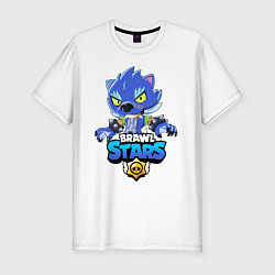 Футболка slim-fit BRAWL STARS LEON, цвет: белый