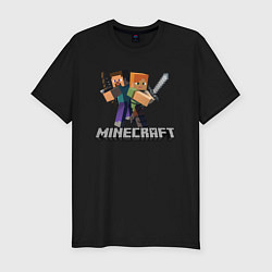 Футболка slim-fit MINECRAFT, цвет: черный