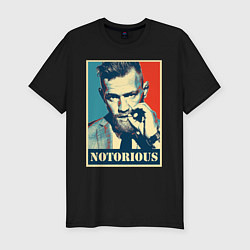 Футболка slim-fit Notorious, цвет: черный