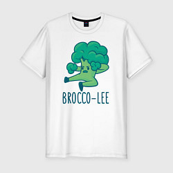 Футболка slim-fit Brocco Lee, цвет: белый