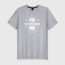 Мужская slim-футболка Strong
