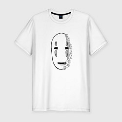 Мужская slim-футболка Унесенные призраками, Аниме