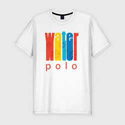 Футболка slim-fit Water polo, цвет: белый