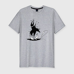 Футболка slim-fit Hollow Knight, цвет: меланж