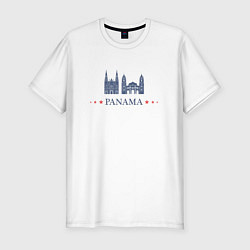 Мужская slim-футболка Панама