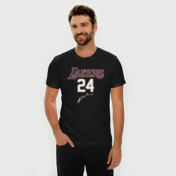 Футболка slim-fit LA LAKERS, цвет: черный — фото 2