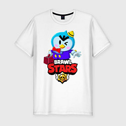 Футболка slim-fit BRAWL STARS MRP, цвет: белый