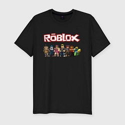 Футболка slim-fit ROBLOX, цвет: черный