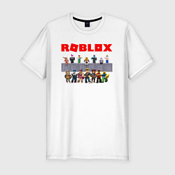 Футболка slim-fit ROBLOX, цвет: белый