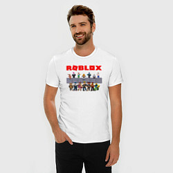 Футболка slim-fit ROBLOX, цвет: белый — фото 2