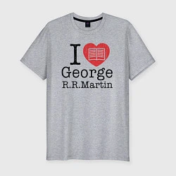 Футболка slim-fit I Love George Martin, цвет: меланж