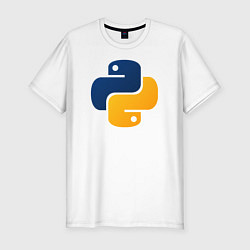 Футболка slim-fit Python, цвет: белый