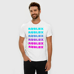 Футболка slim-fit ROBLOX, цвет: белый — фото 2