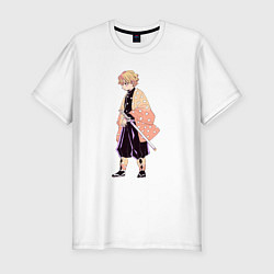 Футболка slim-fit KIMETSU NO YAIBA, цвет: белый