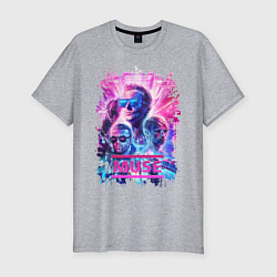 Футболка slim-fit Muse, цвет: меланж