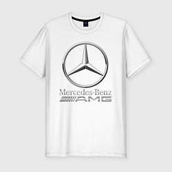 Мужская slim-футболка MERCEDES-BENZ AMG