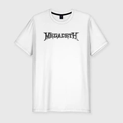 Мужская slim-футболка Megadeth