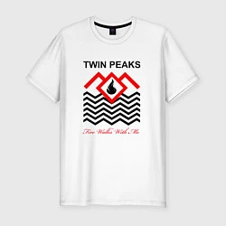 Мужская slim-футболка Twin Peaks