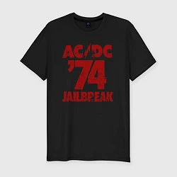 Футболка slim-fit ACDC 74 jailbreak, цвет: черный