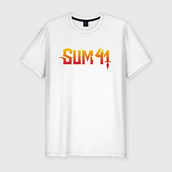 Мужская slim-футболка Logo SUM