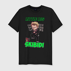 Футболка slim-fit Little Big, цвет: черный